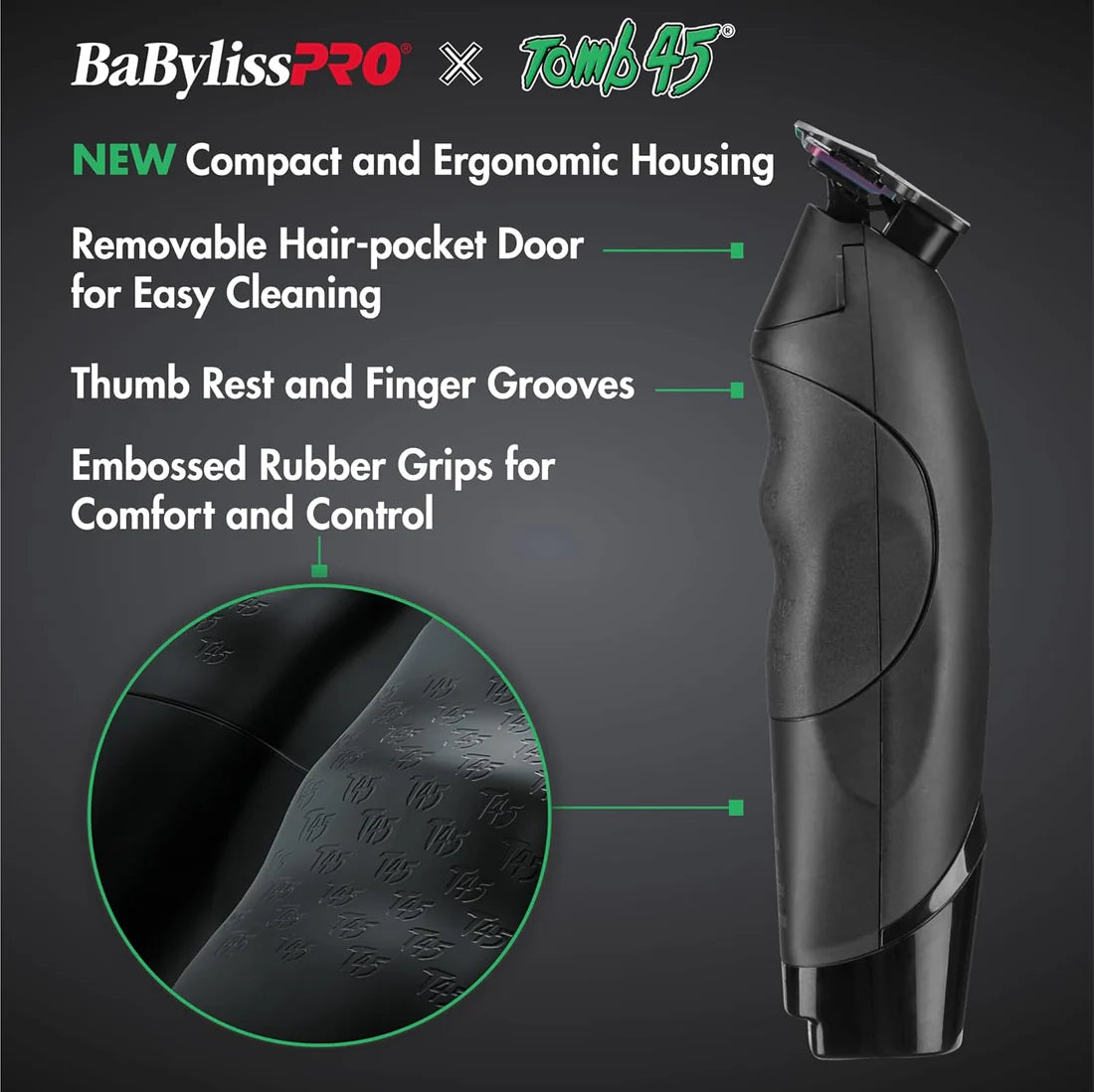 BaBylissPRO x Tomb45 Wireless Charging Trimmer (FXT45T)