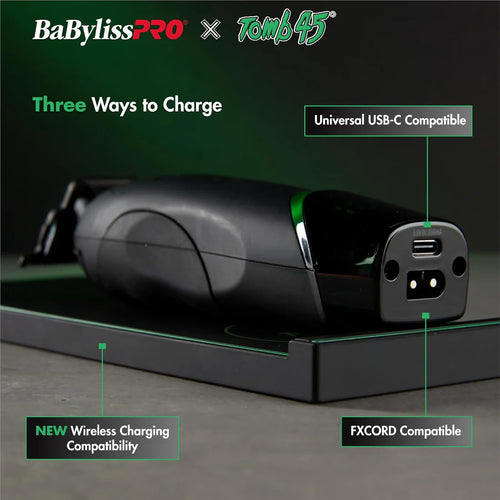 BaBylissPRO x Tomb45 Wireless Charging Trimmer (FXT45T)