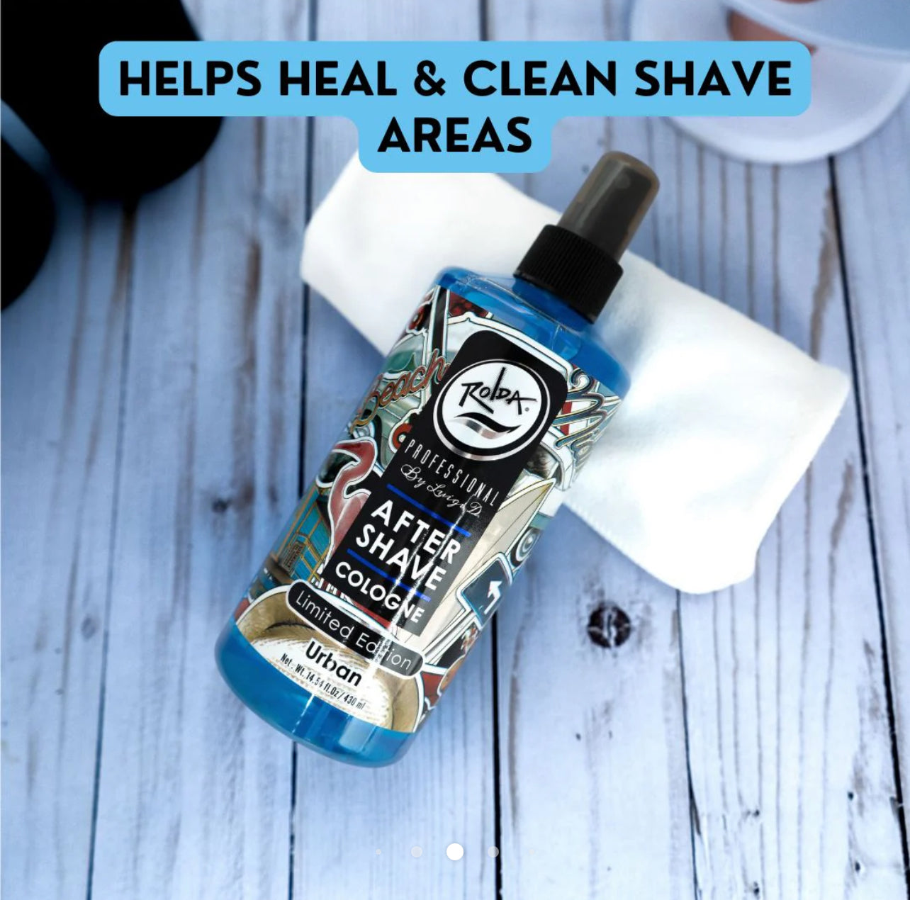 Rolda - Urban After Shave Tonic For Men | Post Shave Tonic, Calms Irritation, Helps Heal & Clean Shaved Areas, Masculine Fragrance