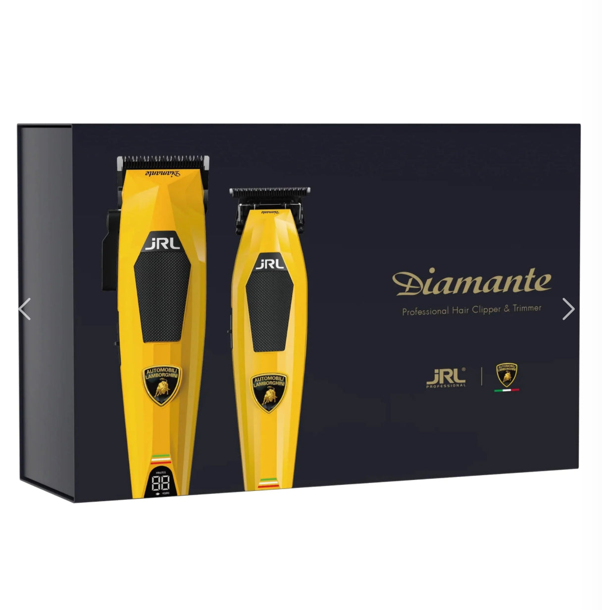 JRL x Lamborghini Diamante Collection Clipper and Trimmer Set - Yellow