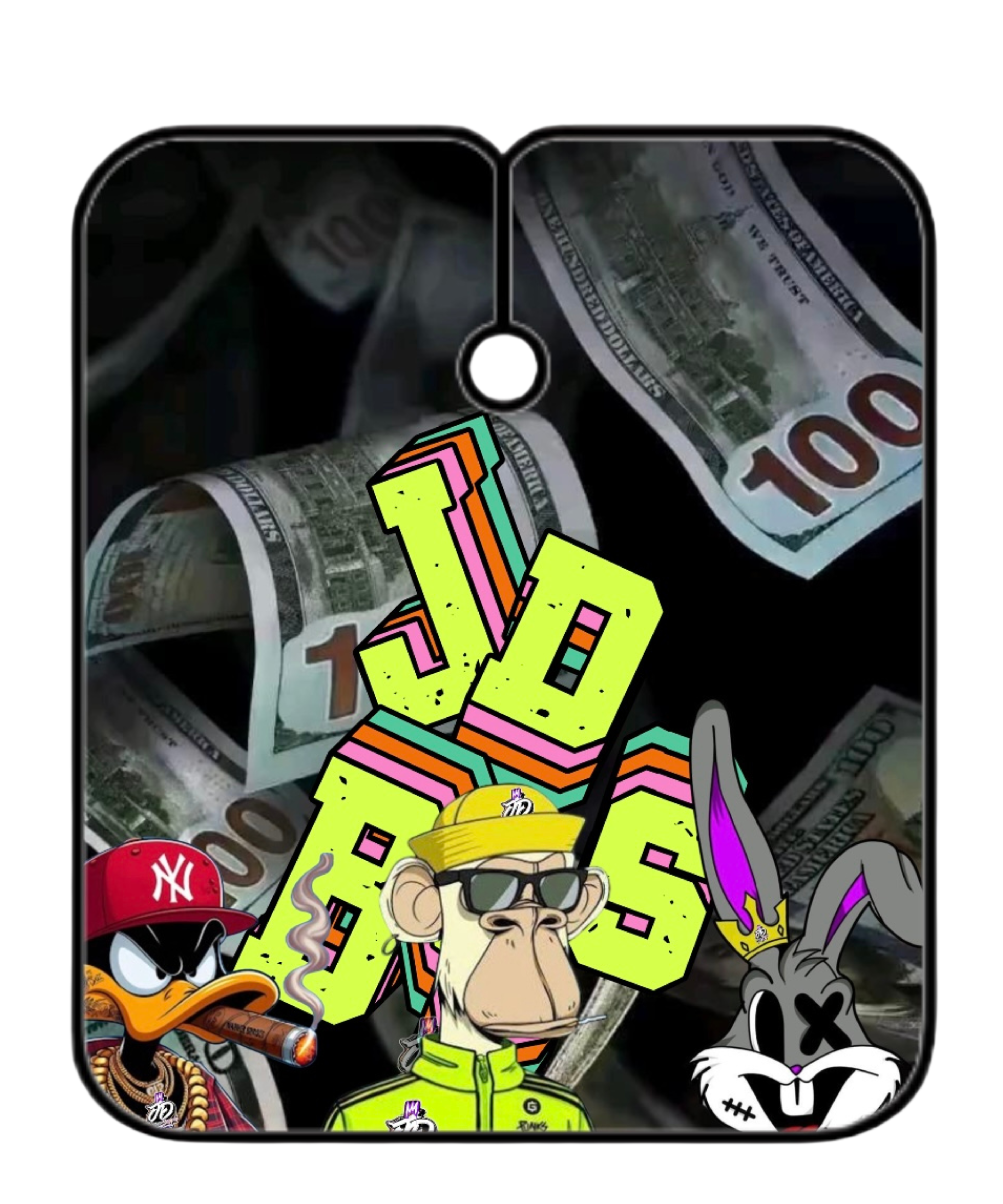 Capa de Barbero Profesional jd capes round 2 2/3