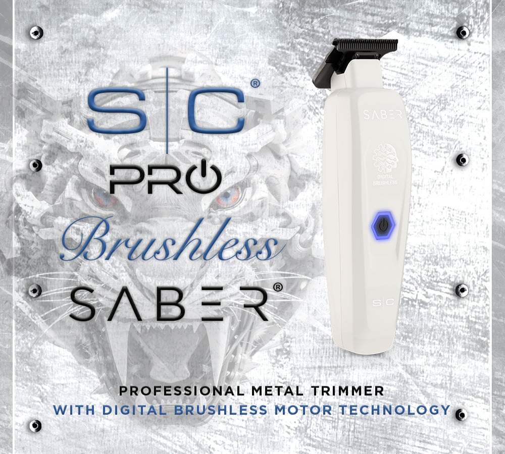 SABER PROFESSIONAL HAIR TRIMMER WITH DIGITAL BRUSHLESS MOTOR