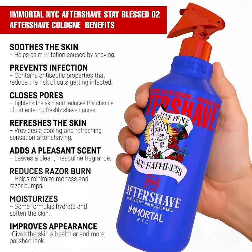 Immortal NYC Stay Blessed 02 Aftershave Cologne