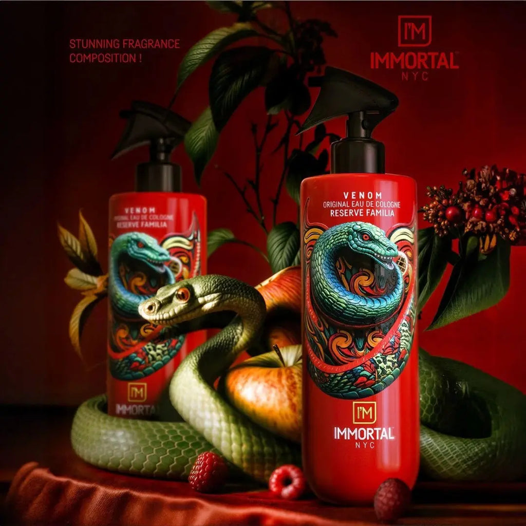 IMMORTAL NYC RESERVE COLOGNE AFTERSHAVE - VENOM: A FRAGRANCE FOR THE ELITE