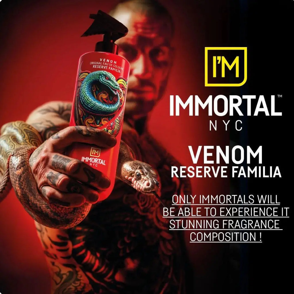 IMMORTAL NYC RESERVE COLOGNE AFTERSHAVE - VENOM: A FRAGRANCE FOR THE ELITE