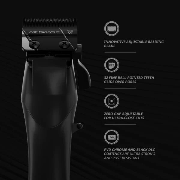 Wahl Professional Vapor Cordless Clipper with F32 FadeOut Blade (3026480)