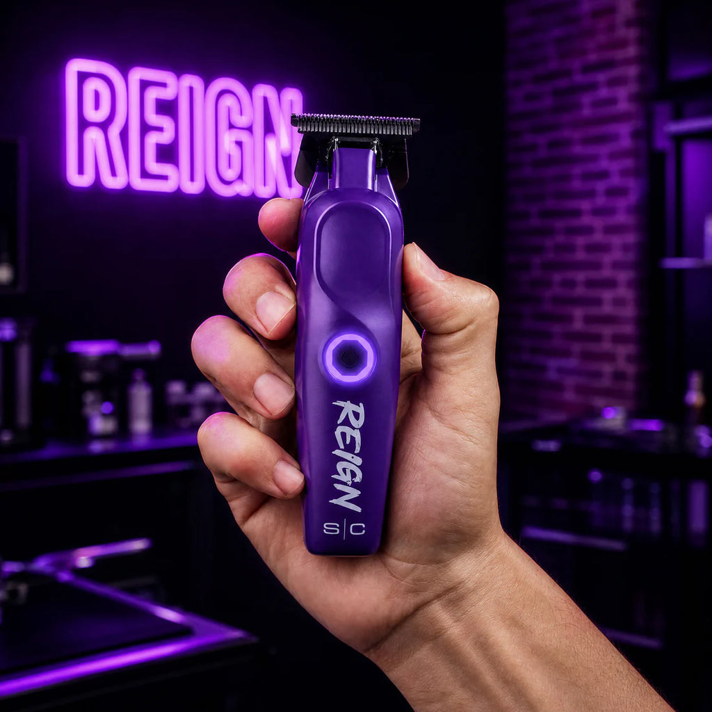 StyleCraft Reign EON Digital Brushless Motor Cordless Clipper - Purple (SC620P)